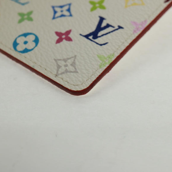 LOUIS VUITTON Monogram Multicolor Etui Miroir White M92651 LV Auth 164175SAV