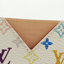 LOUIS VUITTON Monogram Multicolor Etui Miroir White M92651 LV Auth 164175SAV-17