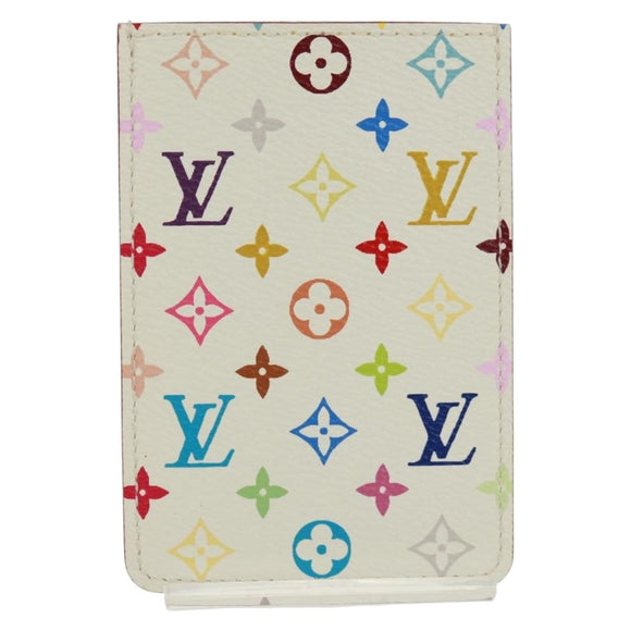 LOUIS VUITTON Monogram Multicolor Etui Miroir White M92651 LV Auth 164175SAV