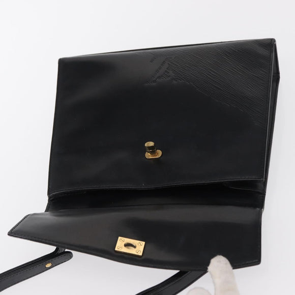 LOUIS VUITTON Epi Opera Line Spartan Bag Leather Black Noir M63942 Auth 164186