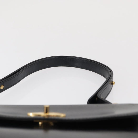 LOUIS VUITTON Epi Opera Line Spartan Bag Leather Black Noir M63942 Auth 164186