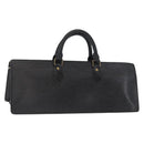 LOUIS VUITTON Epi Sac Triangle Hand Bag Black M52092 LV Auth 164190-1