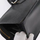 LOUIS VUITTON Epi Sac Triangle Hand Bag Black M52092 LV Auth 164190-8