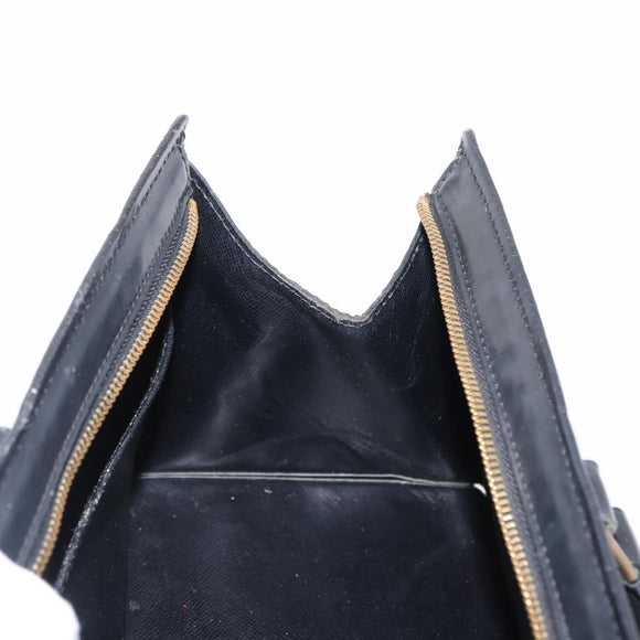 LOUIS VUITTON Epi Sac Triangle Hand Bag Black M52092 LV Auth 164190
