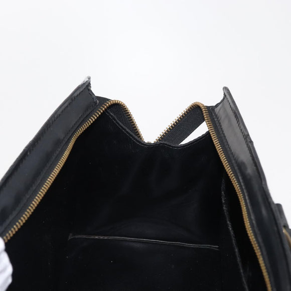 LOUIS VUITTON Epi Sac Triangle Hand Bag Black M52092 LV Auth 164190