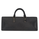 LOUIS VUITTON Epi Sac Triangle Hand Bag Black M52092 LV Auth 164190-13