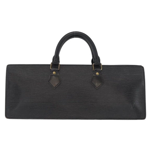 LOUIS VUITTON Epi Sac Triangle Hand Bag Black M52092 LV Auth 164190