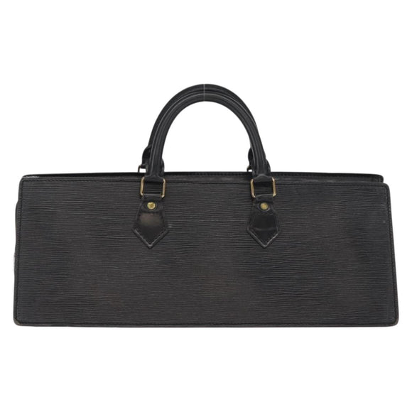 LOUIS VUITTON Epi Sac Triangle Hand Bag Black M52092 LV Auth 164190