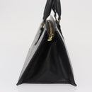 LOUIS VUITTON Epi Sac Triangle Hand Bag Black M52092 LV Auth 164190-4