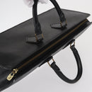 LOUIS VUITTON Epi Sac Triangle Hand Bag Black M52092 LV Auth 164190-6
