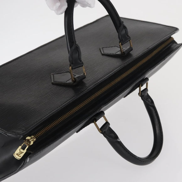 LOUIS VUITTON Epi Sac Triangle Hand Bag Black M52092 LV Auth 164190