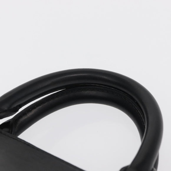 LOUIS VUITTON Epi Sac Triangle Hand Bag Black M52092 LV Auth 164190