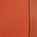HERMES Garden Party PM Hand Bag Towar Officier Orange Silver Auth 164191SAM-2