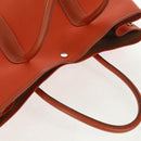 HERMES Garden Party PM Hand Bag Towar Officier Orange Silver Auth 164191SAM-7