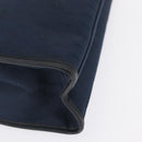 Christian Dior Honeycomb Canvas Shoulder Bag Navy Gold Auth 164192-12