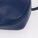 BOTTEGA VENETA Shoulder Bag Leather Blue Gold Auth 164193-9