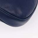 BOTTEGA VENETA Shoulder Bag Leather Blue Gold Auth 164193-15