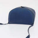 BOTTEGA VENETA Shoulder Bag Leather Blue Gold Auth 164193-6