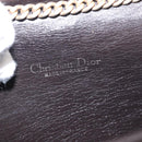 Christian Dior Trotter Canvas Chain Shoulder Bag Beige Gold Auth 164195-16