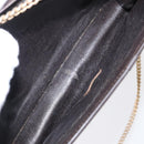 Christian Dior Trotter Canvas Chain Shoulder Bag Beige Gold Auth 164195-17