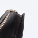 Christian Dior Trotter Canvas Chain Shoulder Bag Beige Gold Auth 164195-18