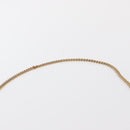 Christian Dior Trotter Canvas Chain Shoulder Bag Beige Gold Auth 164195-8