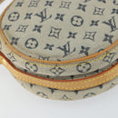 LOUIS VUITTON Monogram Mini Jeanne PM Umhängetasche Blau M92001 LV Auth 164196-16