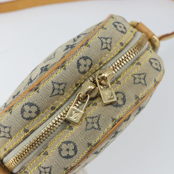 LOUIS VUITTON Monogram Mini Jeanne PM Umhängetasche Blau M92001 LV Auth 164196