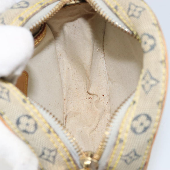 LOUIS VUITTON Monogram Mini Jeanne PM Umhängetasche Blau M92001 LV Auth 164196
