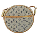 LOUIS VUITTON Monogram Mini Jeanne PM Umhängetasche Blau M92001 LV Auth 164196-13