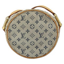 LOUIS VUITTON Monogram Mini Jeanne PM Umhängetasche Blau M92001 LV Auth 164196-2