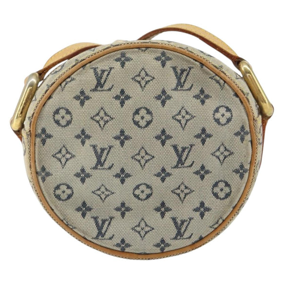 LOUIS VUITTON Monogram Mini Jeanne PM Umhängetasche Blau M92001 LV Auth 164196