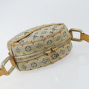 LOUIS VUITTON Monogram Mini Jeanne PM Umhängetasche Blau M92001 LV Auth 164196-6