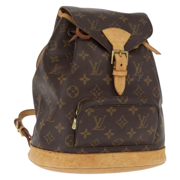 LOUIS VUITTON Monogram Montsouris MM Backpack M51136 LV Auth 164197