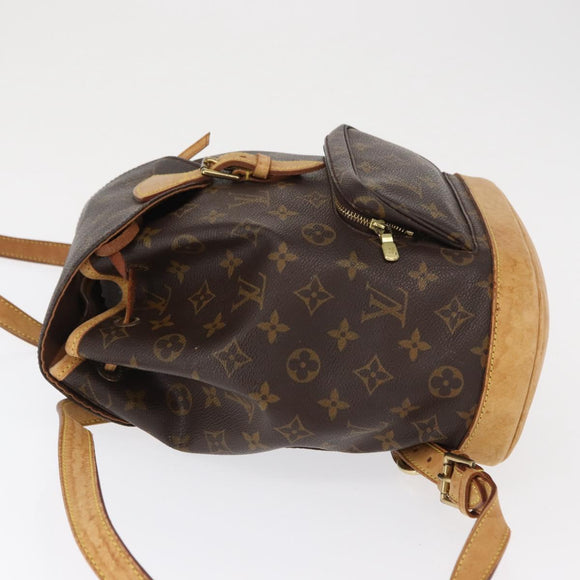 LOUIS VUITTON Monogram Montsouris MM Backpack M51136 LV Auth 164197