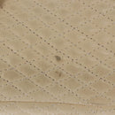 BALLY Chain Shoulder Bag Leather Ivory Gold Auth 164202-3