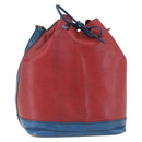 LOUIS VUITTON Epi Noe Shoulder Bag Bicolor Red Blue M44084 LV Auth 164203-1