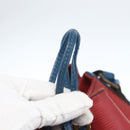 LOUIS VUITTON Epi Noe Shoulder Bag Bicolor Red Blue M44084 LV Auth 164203-10