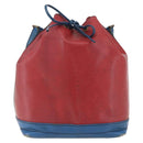 LOUIS VUITTON Epi Noe Shoulder Bag Bicolor Red Blue M44084 LV Auth 164203-13