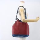 LOUIS VUITTON Epi Noe Shoulder Bag Bicolor Red Blue M44084 LV Auth 164203-20