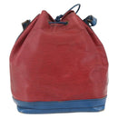 LOUIS VUITTON Epi Noe Shoulder Bag Bicolor Red Blue M44084 LV Auth 164203-2