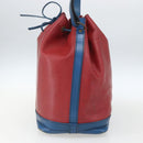 LOUIS VUITTON Epi Noe Shoulder Bag Bicolor Red Blue M44084 LV Auth 164203-4