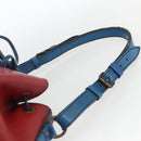 LOUIS VUITTON Epi Noe Shoulder Bag Bicolor Red Blue M44084 LV Auth 164203-8
