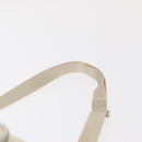 PRADA Shoulder Bag Nylon White Silver Auth 164214-7