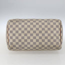 LOUIS VUITTON Damier Azur Speedy 30 Hand Bag N41533 LV Auth 164217-9