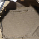 FENDI Zucca Canvas Vanity Pouch Black Brown Auth 164221-11