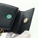JACQUEMUS Chiquito Hand Bag Leather 2way Black Gold Auth 164223M-9