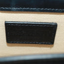 JACQUEMUS Chiquito Hand Bag Leather 2way Black Gold Auth 164223M-11