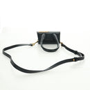 JACQUEMUS Chiquito Hand Bag Leather 2way Black Gold Auth 164223M-8