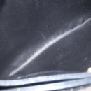 BALLY Quilted Chain Shoulder Bag Leather Black Gold Auth 164225-22